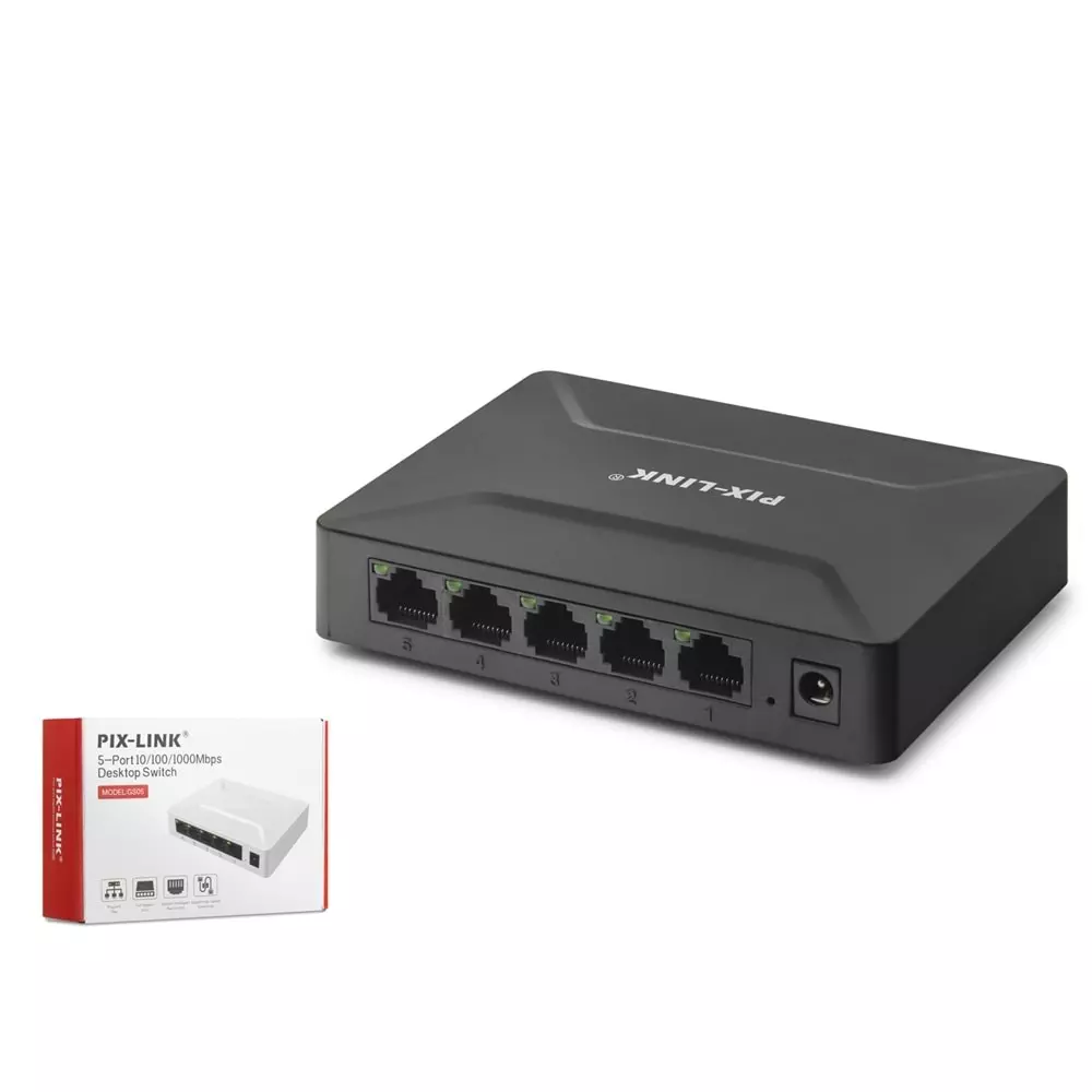 Pıx-Lınk LV-GS05 Swıtch Ethernet 5 Port 10/100/1000MBPS