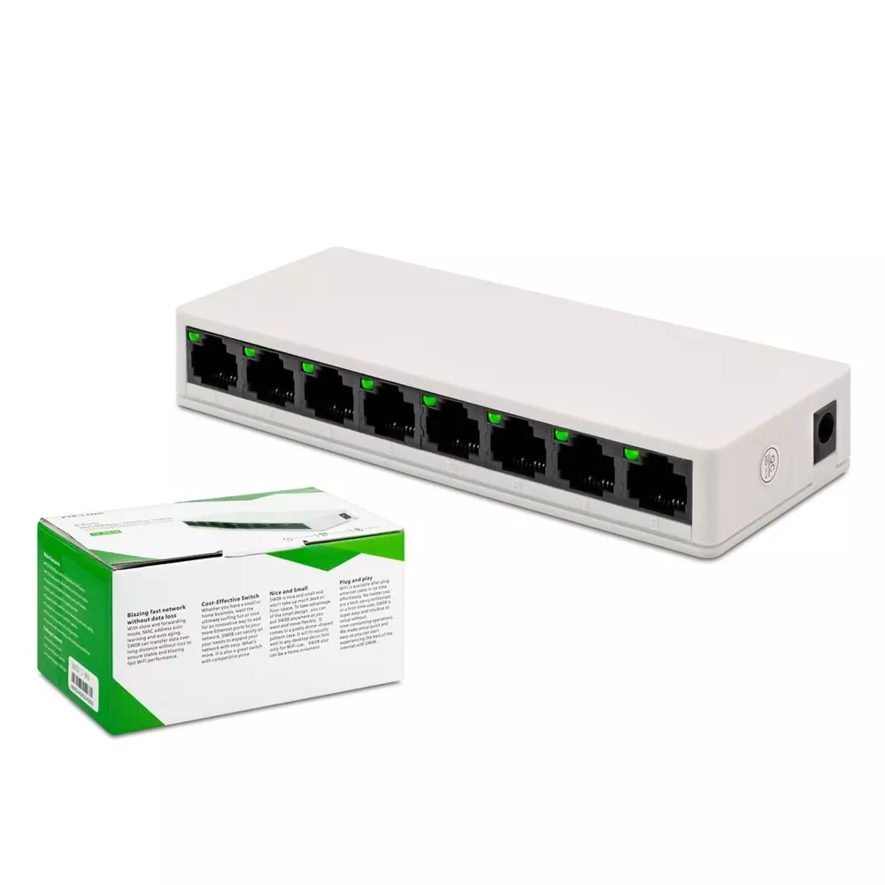 Pıx-Lınk LV-SW08 8 Port 10/100 Mbps Ethernet Switch